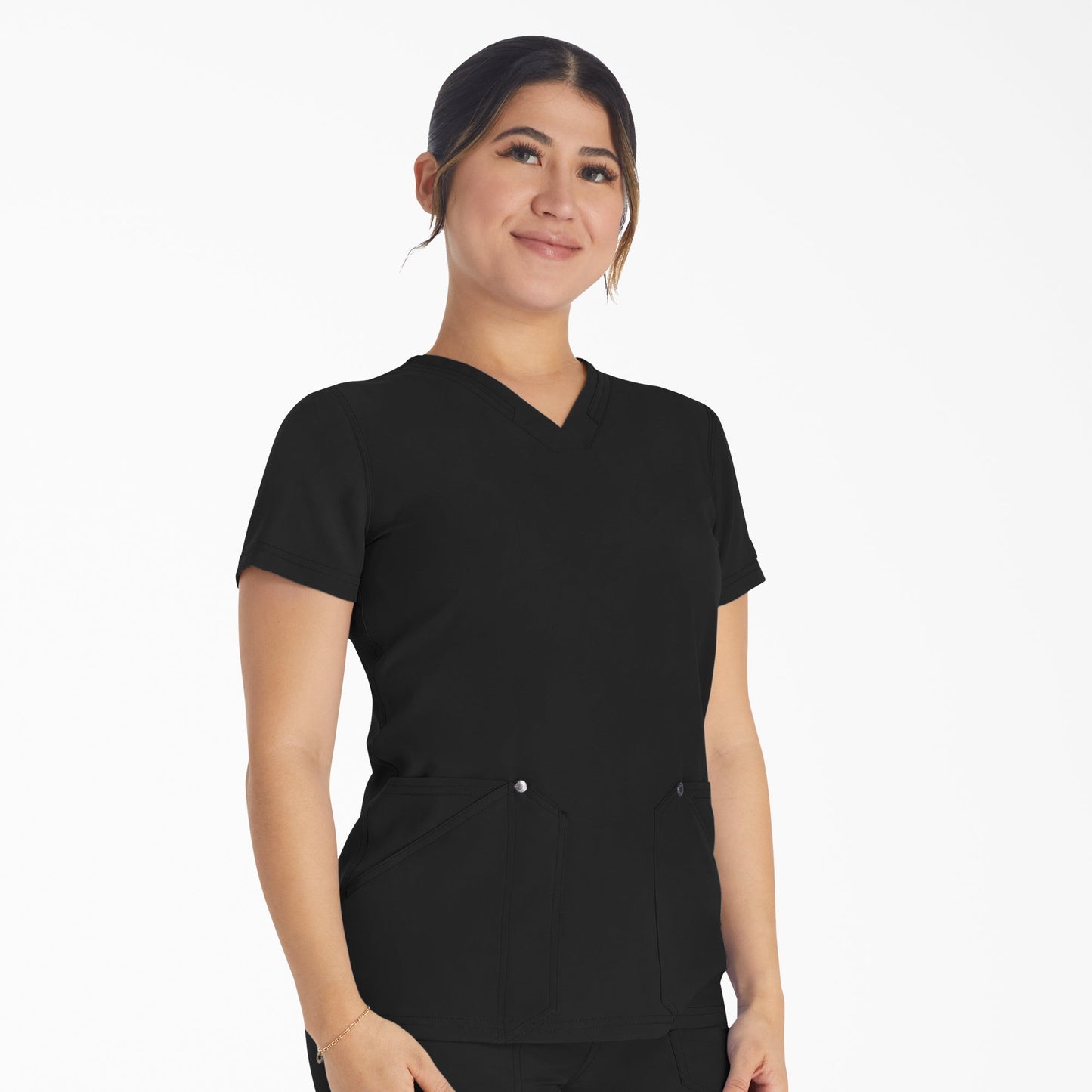 Women's EDS NXT V-Neck Scrub Top Dickies Women|Scrubs