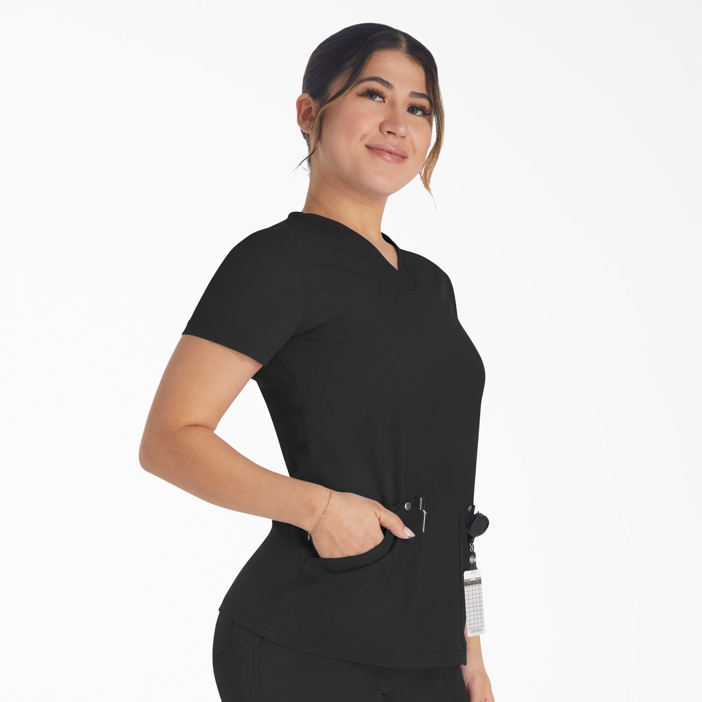 Women's EDS NXT V-Neck Scrub Top Dickies Women|Scrubs