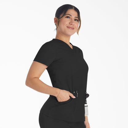 Women's EDS NXT V-Neck Scrub Top Dickies Women|Scrubs