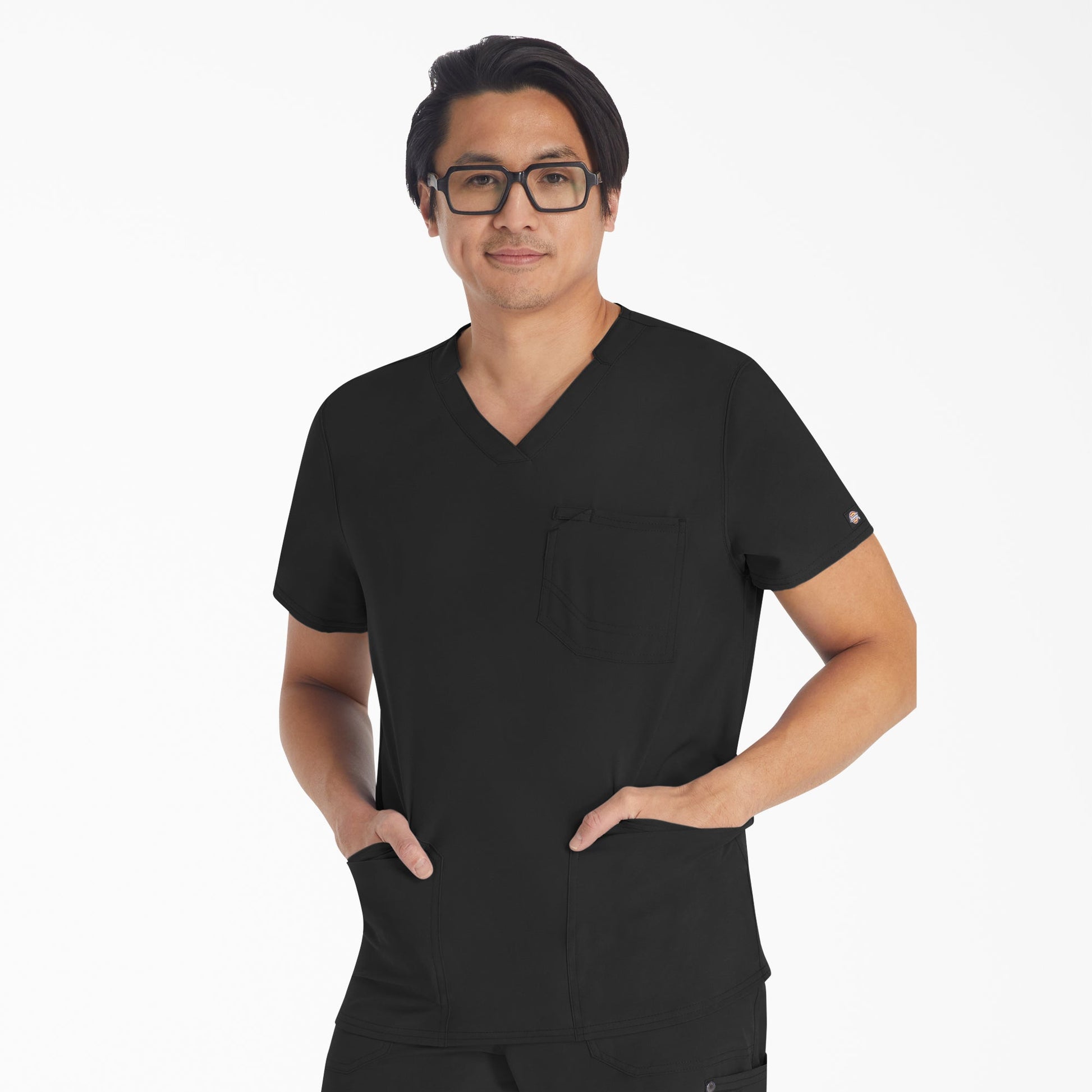 Men's EDS NXT V-Neck Scrub Top Dickies Men|Scrubs