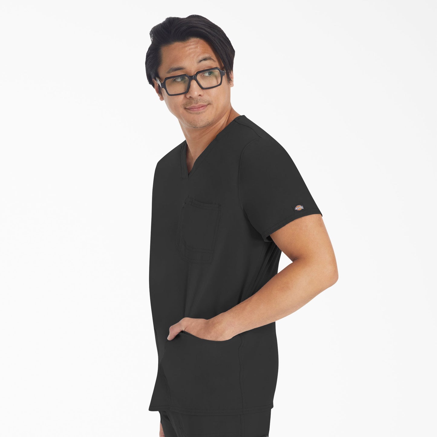 Men's EDS NXT V-Neck Scrub Top Dickies Men|Scrubs