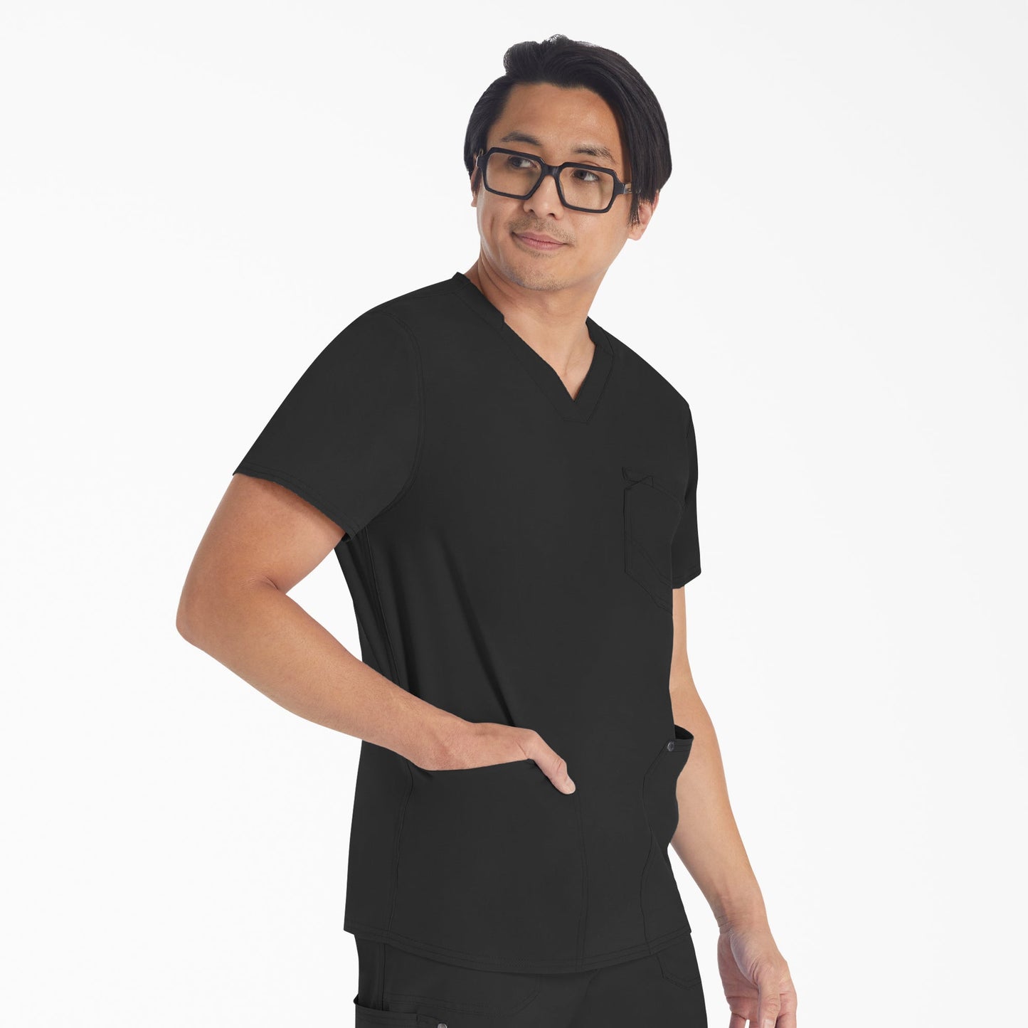 Men's EDS NXT V-Neck Scrub Top Dickies Men|Scrubs