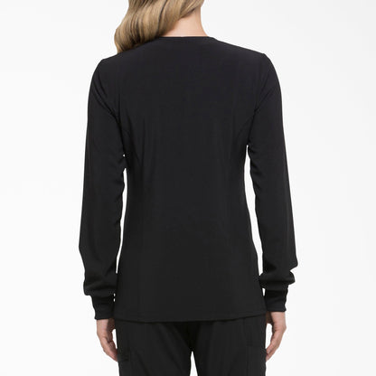 Women's EDS Essentials Snap Front Scrub Jacket Dickies Women|Scrubs