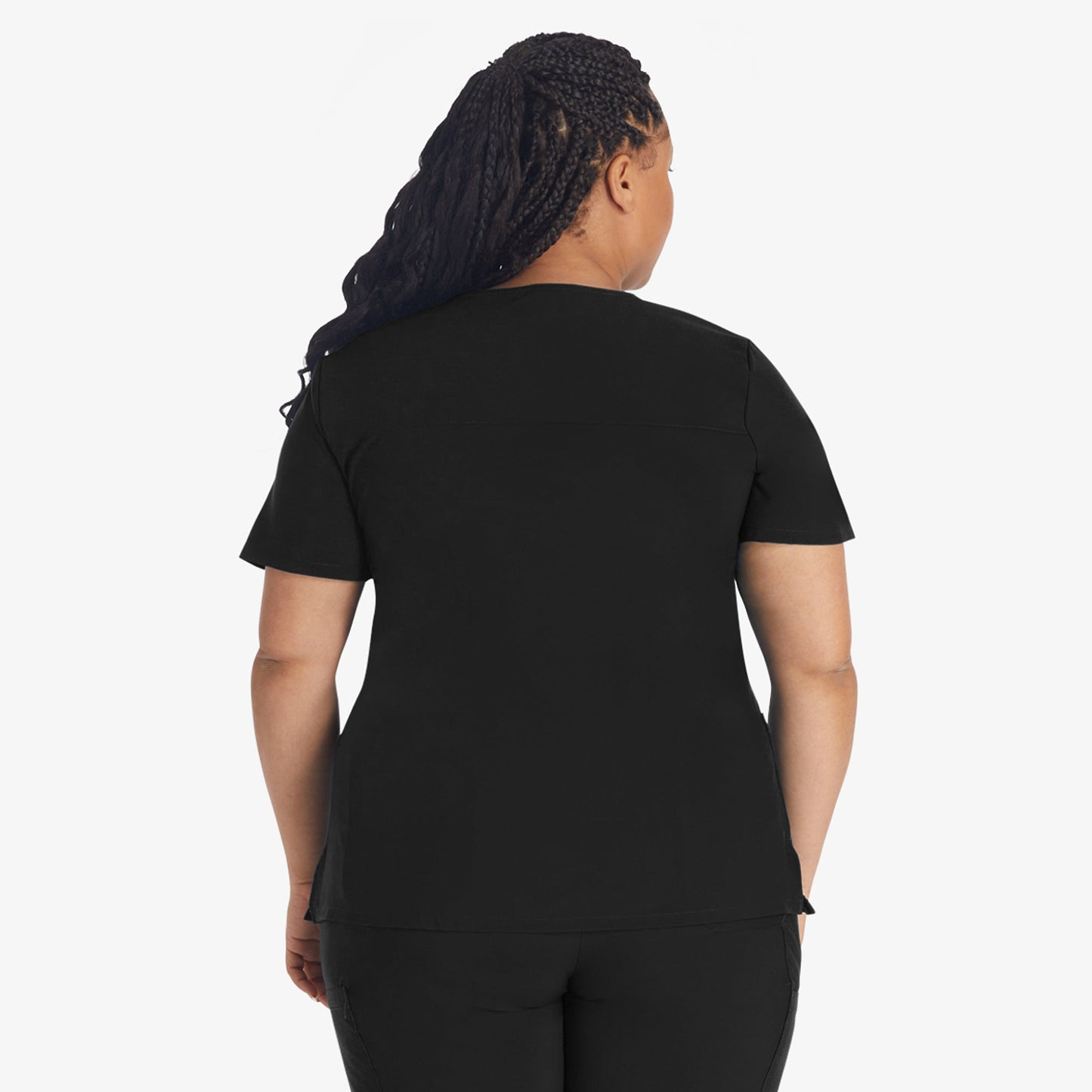 Women's EDS Essentials Mock Wrap Scrub Top Dickies Women|Scrubs