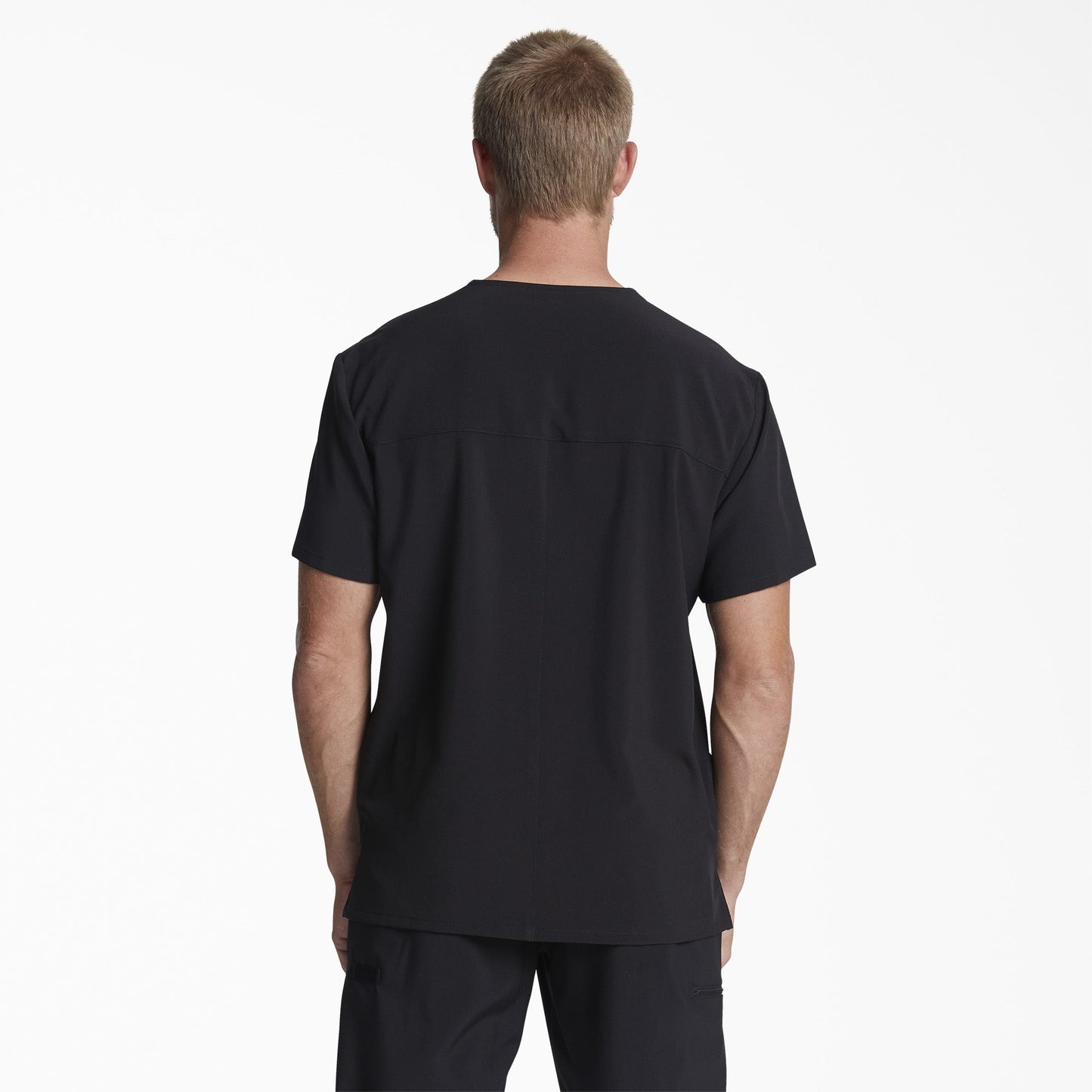 Men's EDS Essentials V-Neck Scrub Top Dickies Men|Scrubs