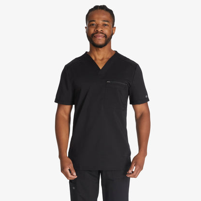 Men's Balance Tuckable V-Neck Scrub Top Dickies Men|Scrubs