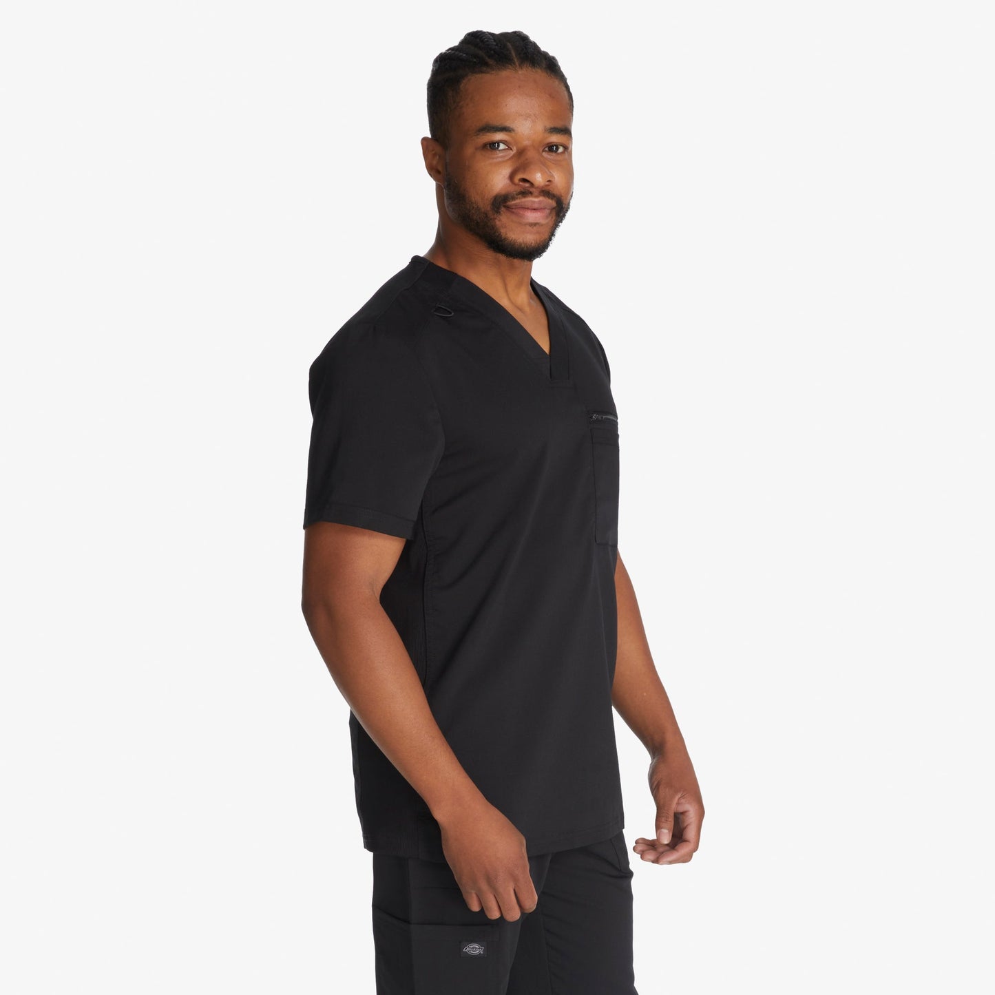 Men's Balance Tuckable V-Neck Scrub Top Dickies Men|Scrubs