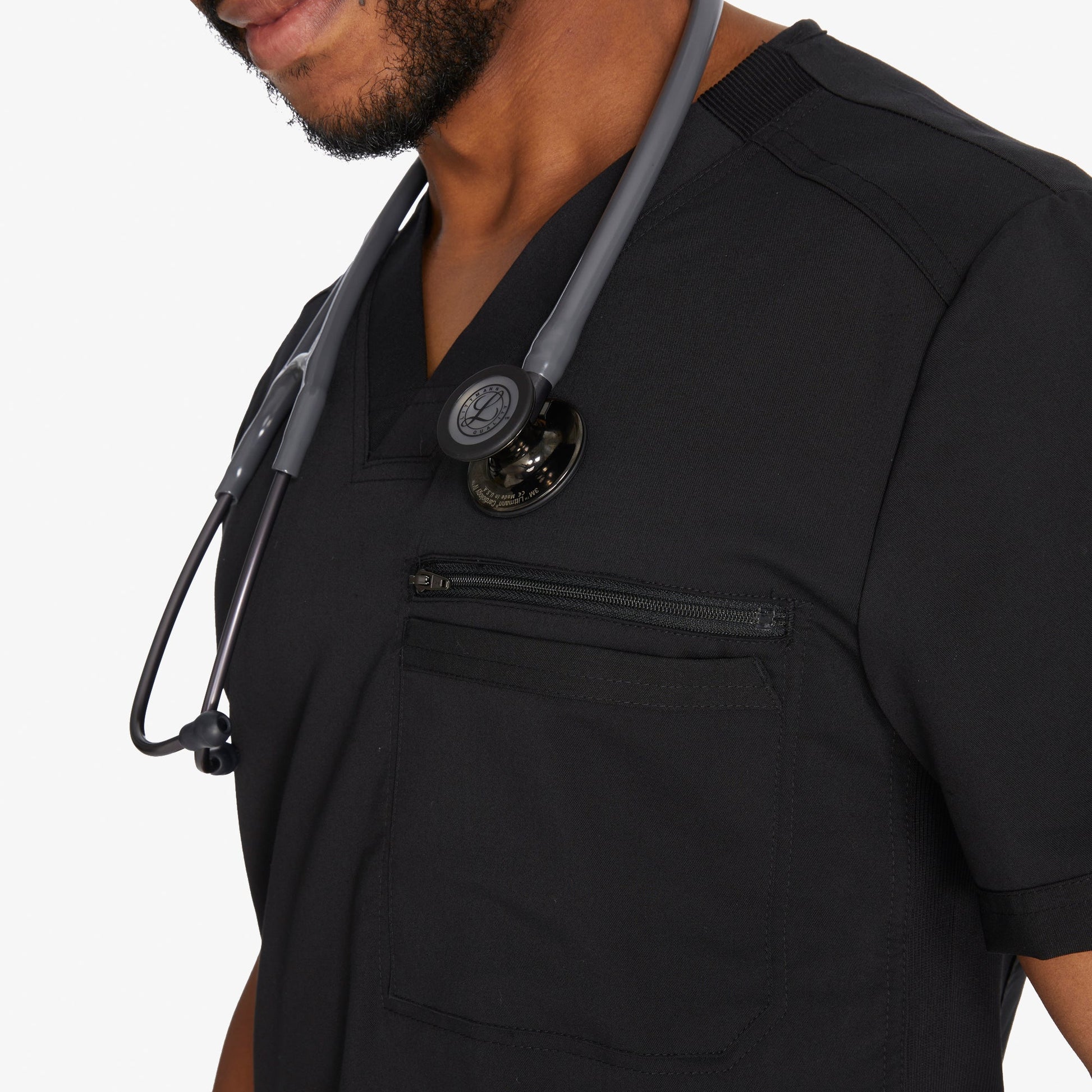 Men's Balance Tuckable V-Neck Scrub Top Dickies Men|Scrubs
