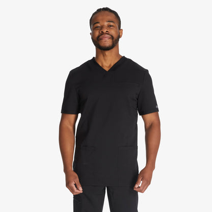 Men's Balance V-Neck Scrub Top Dickies Men|Scrubs