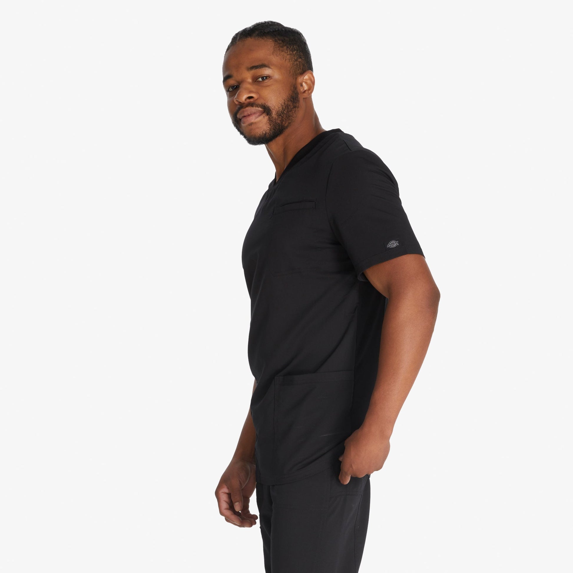 Men's Balance V-Neck Scrub Top Dickies Men|Scrubs