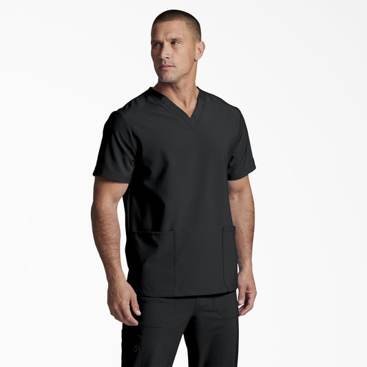 Unisex EDS Essentials V-Neck Scrub Top Dickies Men|Scrubs|Women
