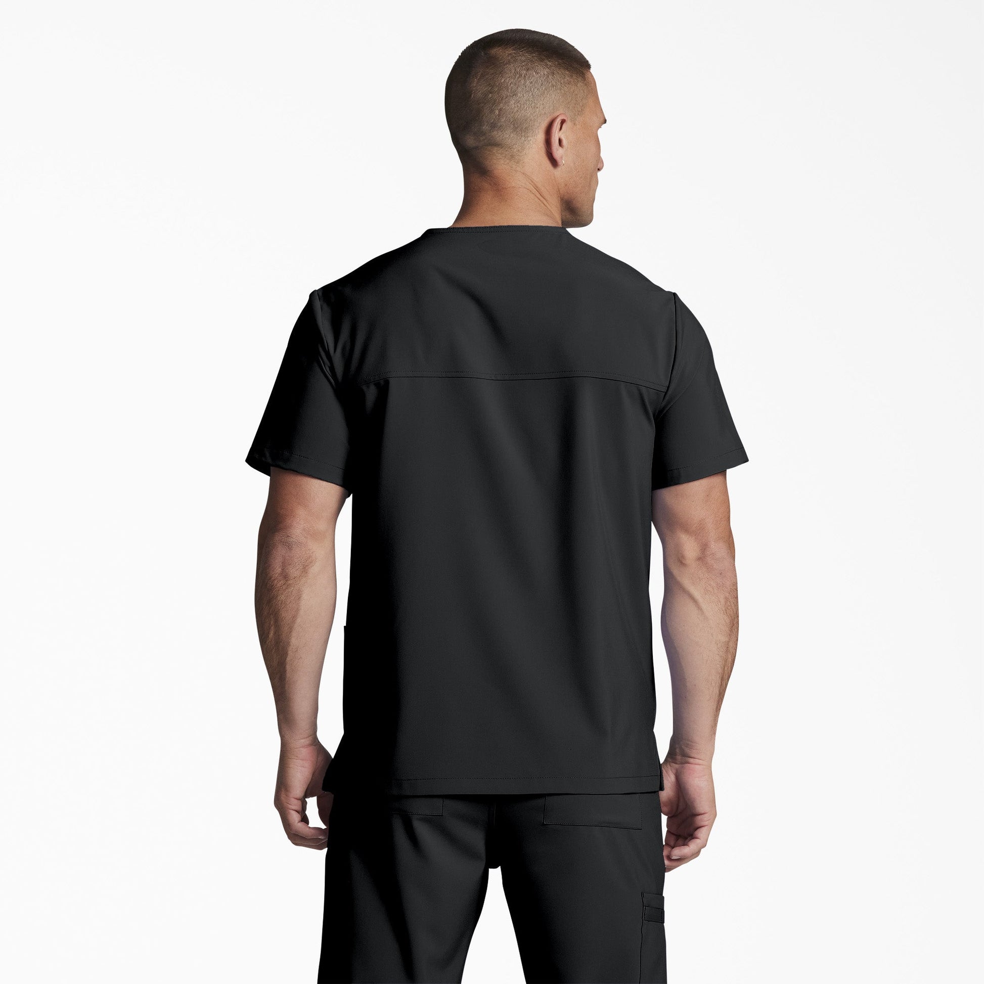 Unisex EDS Essentials V-Neck Scrub Top Dickies Men|Scrubs|Women