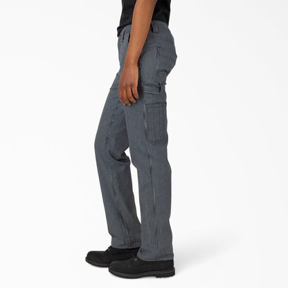 Women's FLEX Relaxed Fit Hickory Stripe Carpenter Pants Dickies Women