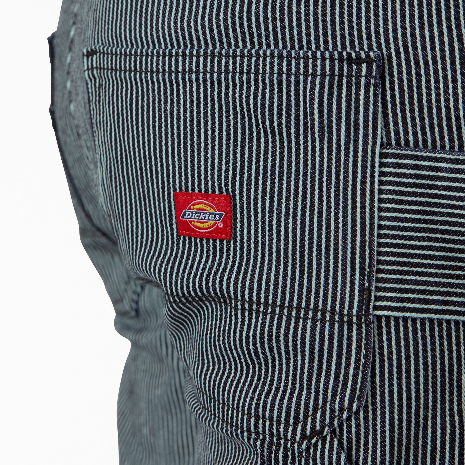 Women's FLEX Relaxed Fit Hickory Stripe Carpenter Pants Dickies Women