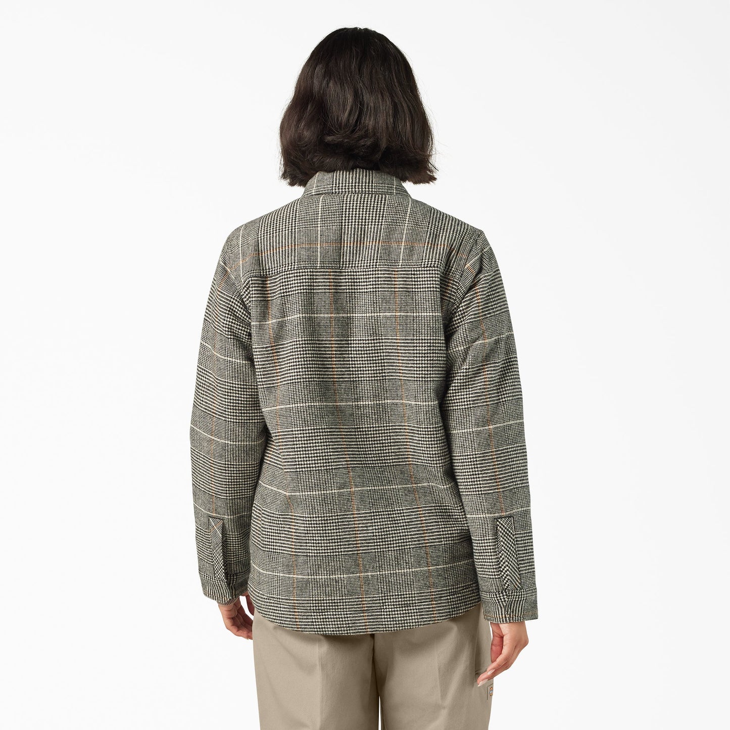 Women’s Fleece Lined Flannel Chore Coat Dickies Women