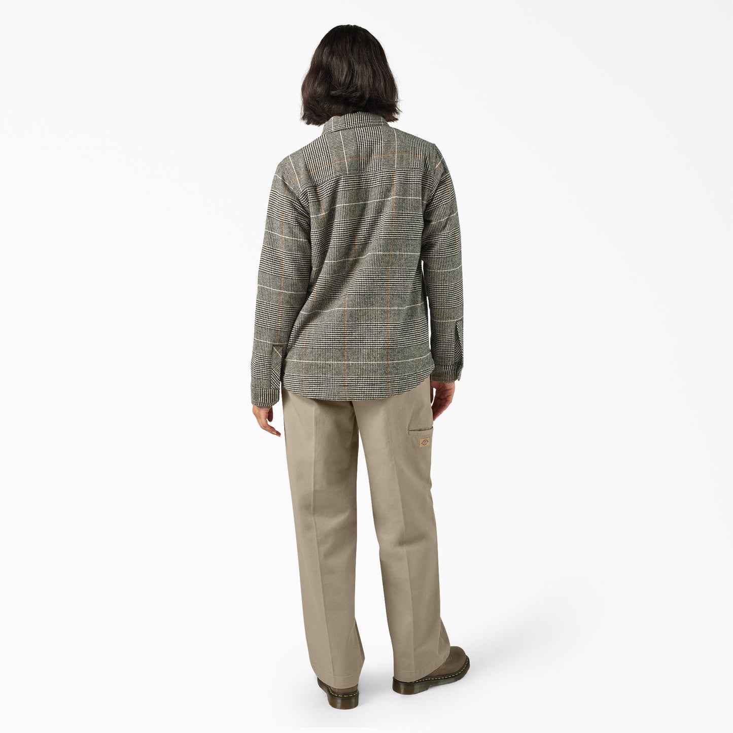 Women’s Fleece Lined Flannel Chore Coat Dickies Women