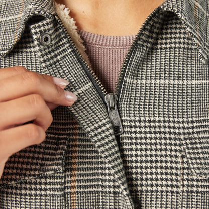 Women’s Fleece Lined Flannel Chore Coat Dickies Women