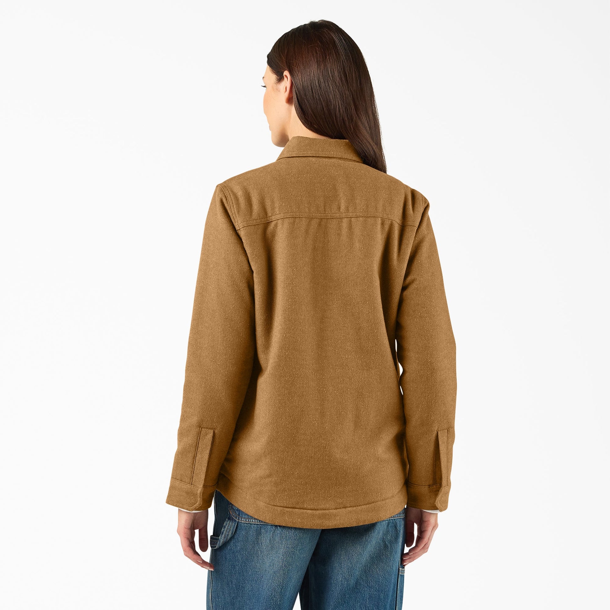 Women’s Fleece Lined Flannel Chore Coat Dickies Sale