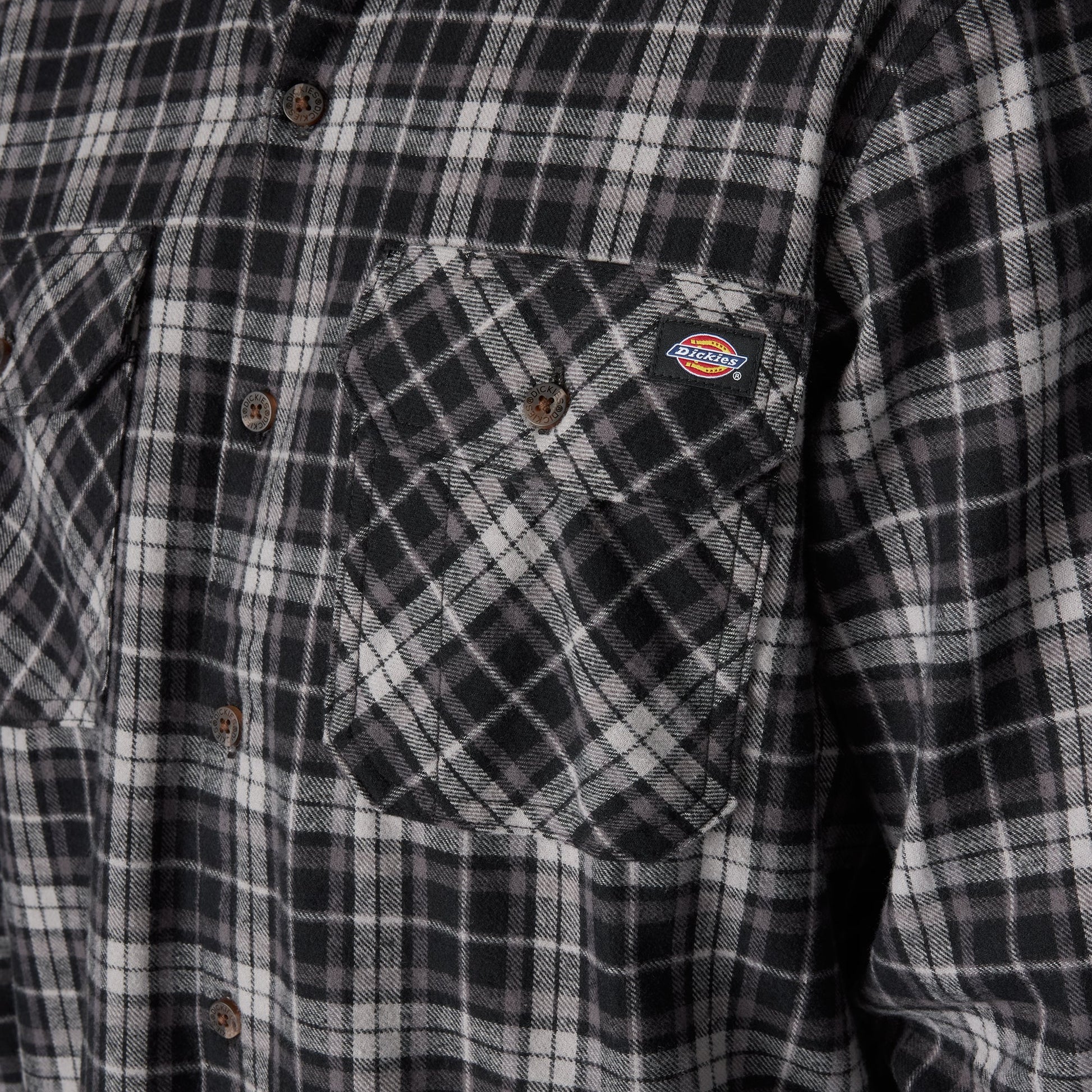 Long Sleeve Flannel Work Shirt Dickies Men