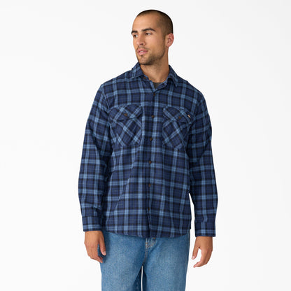 Long Sleeve Flannel Work Shirt Dickies Men|Sale