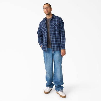 Long Sleeve Flannel Work Shirt Dickies Men|Sale