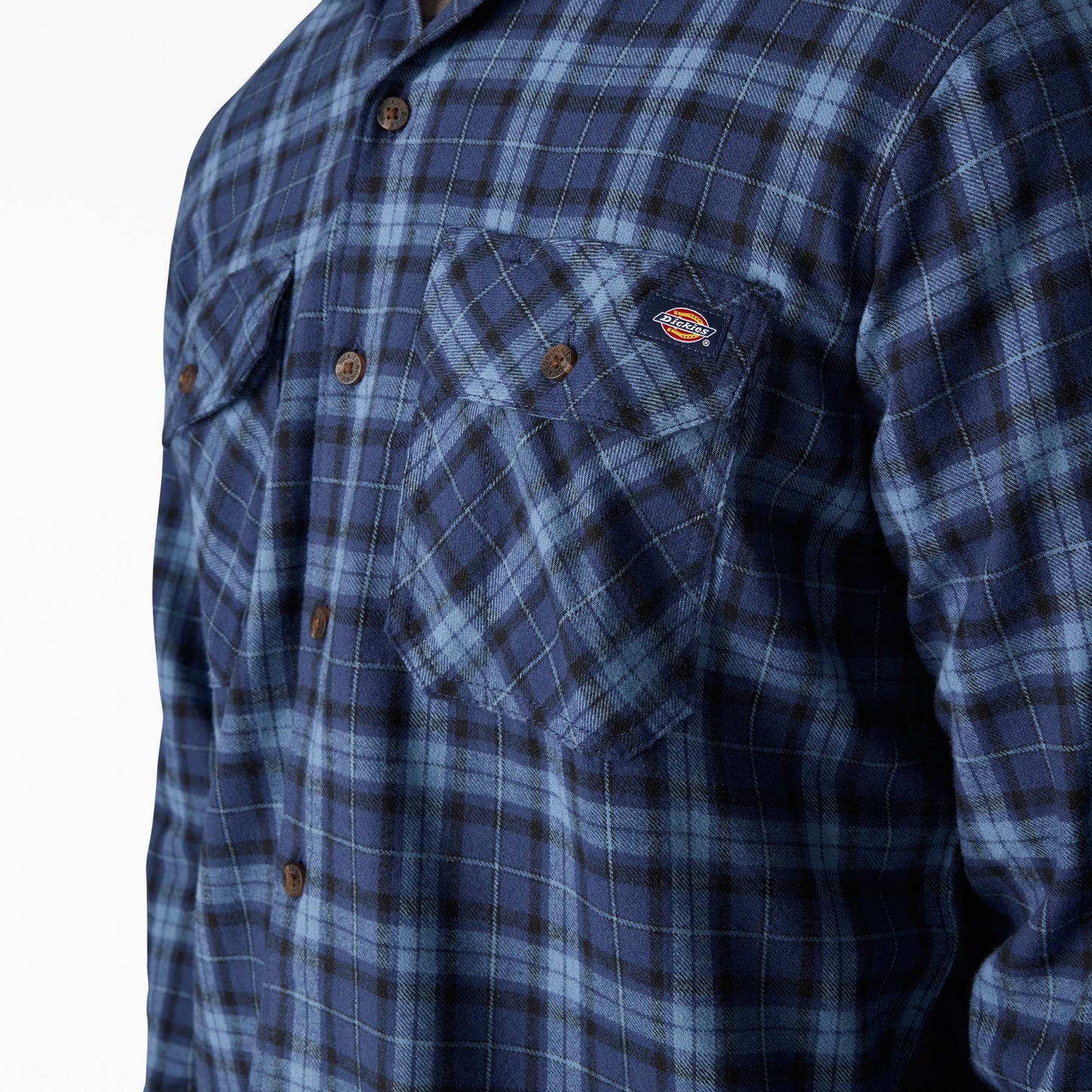 Long Sleeve Flannel Work Shirt Dickies Men|Sale