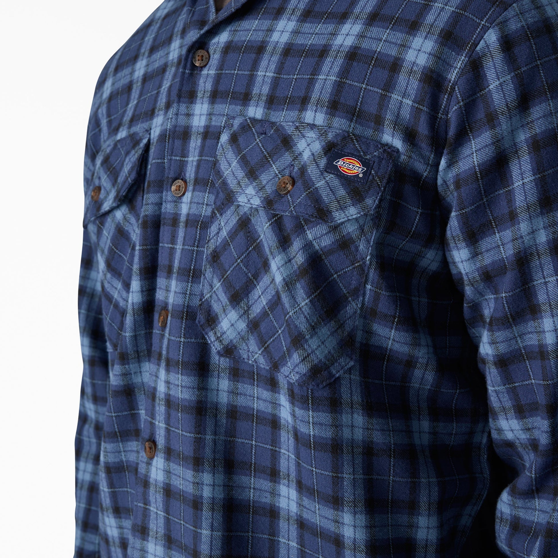 Long Sleeve Flannel Work Shirt Dickies Men|Sale