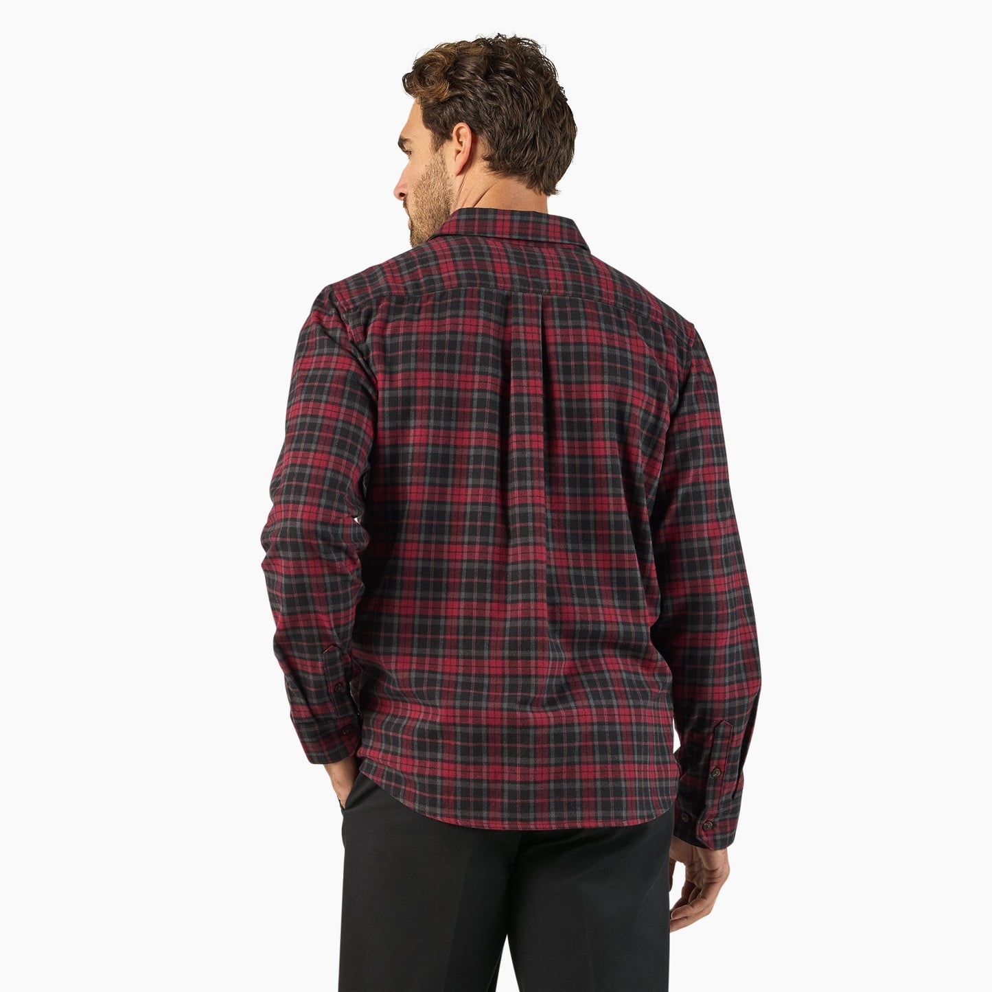 Long Sleeve Flannel Work Shirt Dickies Men|Sale