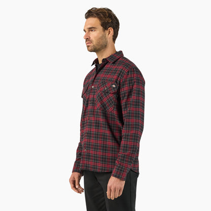 Long Sleeve Flannel Work Shirt Dickies Men|Sale