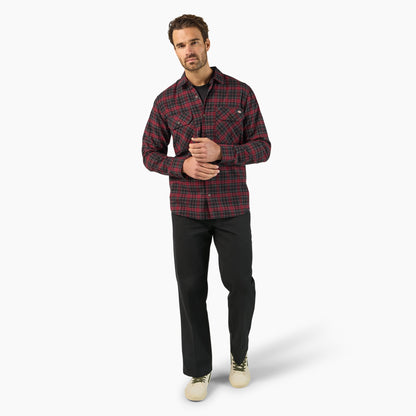 Long Sleeve Flannel Work Shirt Dickies Men|Sale