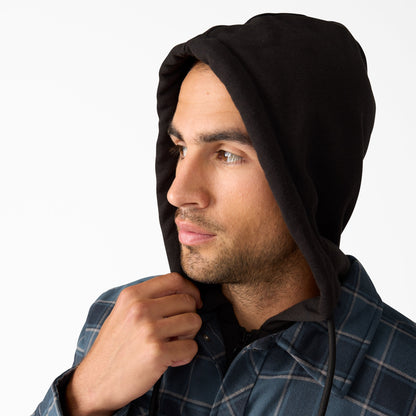 Water Repellent Flannel Hooded Shirt Jacket Dickies Men