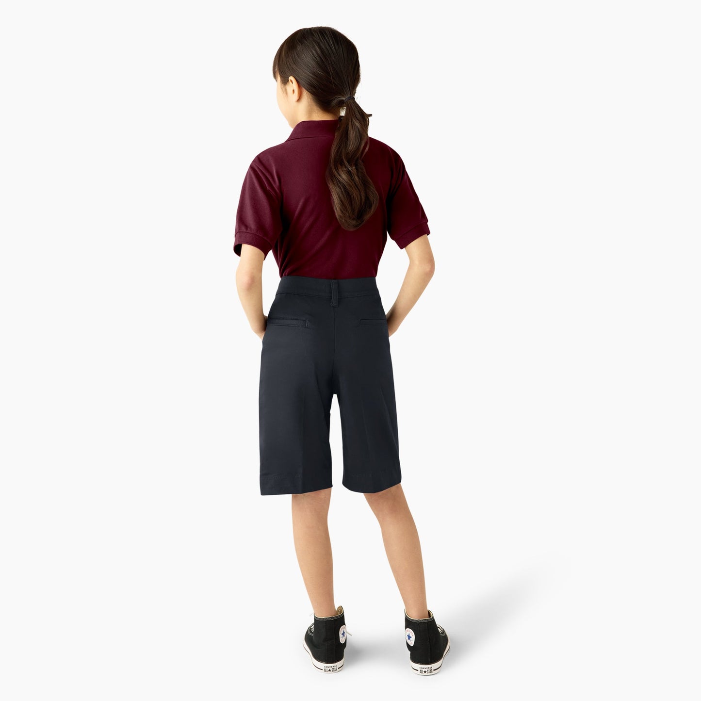 Girls' Classic Fit Bermuda Shorts, 4-20 Dickies Kids