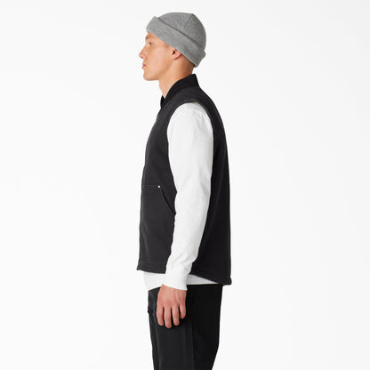 Stonewashed Duck High Pile Fleece Lined Vest Dickies Men
