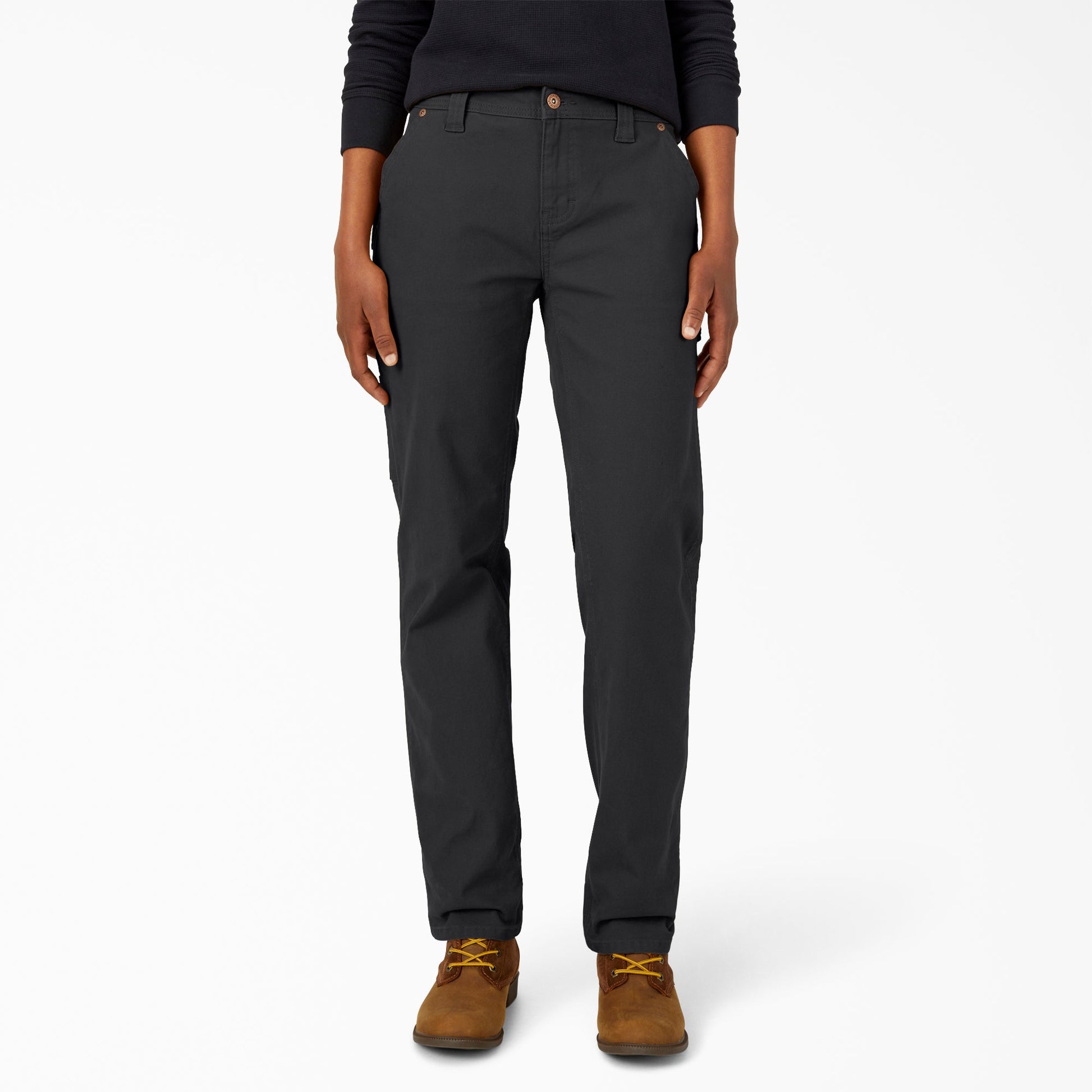 Women's FLEX Relaxed Straight Fit Duck Carpenter Pants Dickies Women