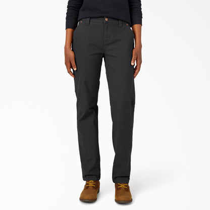 Women's FLEX Relaxed Straight Fit Duck Carpenter Pants Dickies Women