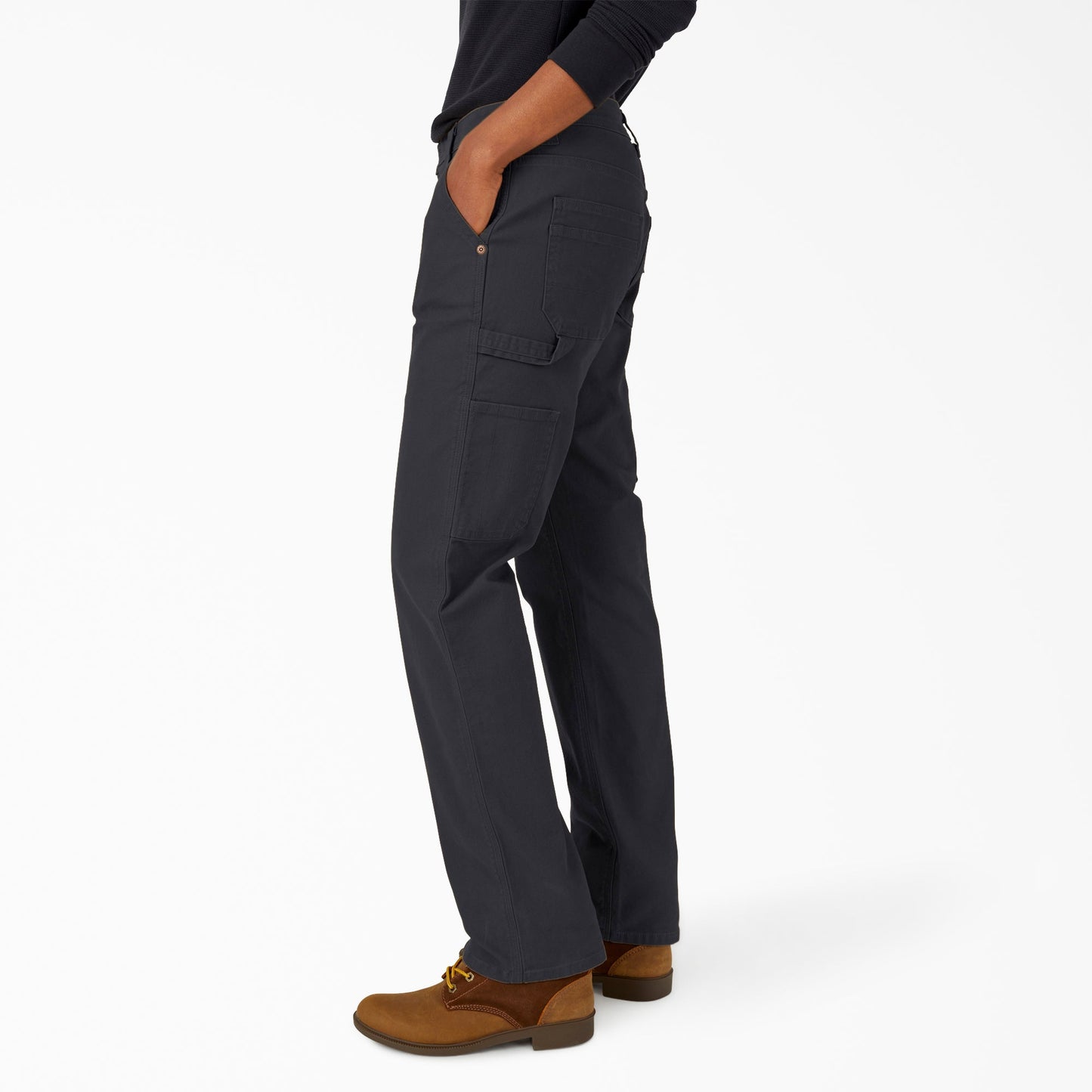 Women's FLEX Relaxed Straight Fit Duck Carpenter Pants Dickies Women