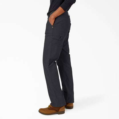 Women's FLEX Relaxed Straight Fit Duck Carpenter Pants Dickies Women