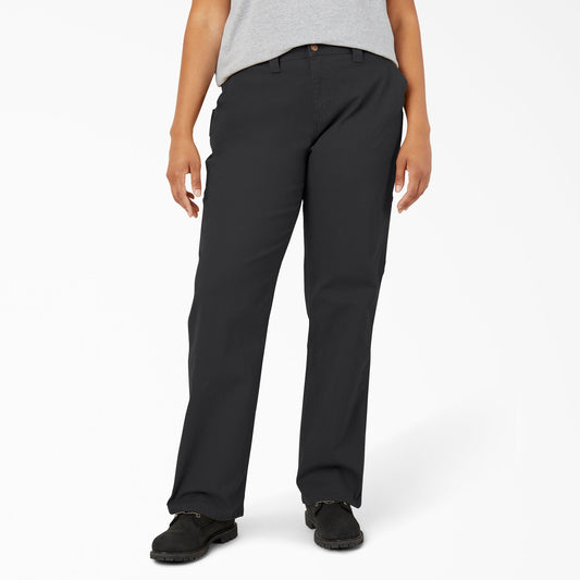 Women's Plus FLEX Relaxed Straight Fit Duck Carpenter Pants Dickies Women