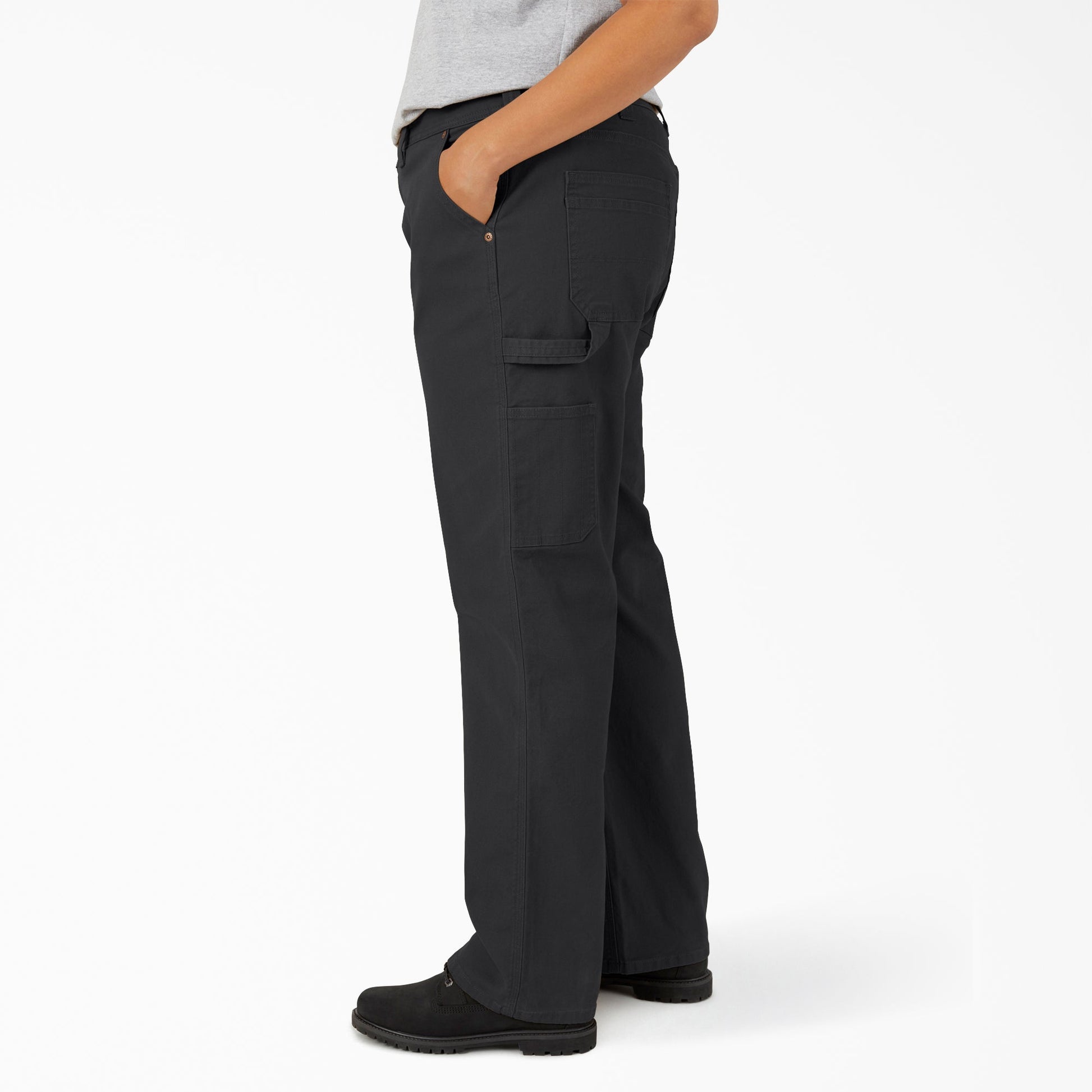 Women's Plus FLEX Relaxed Straight Fit Duck Carpenter Pants Dickies Women