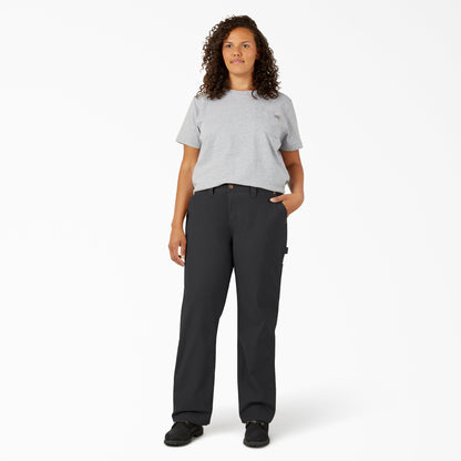 Women's Plus FLEX Relaxed Straight Fit Duck Carpenter Pants Dickies Women