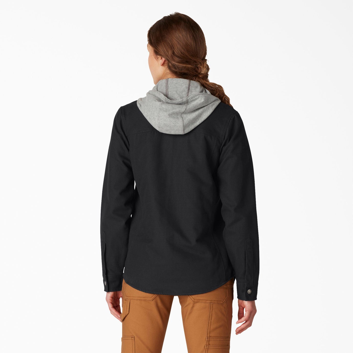 Women's Duck Hooded Shirt Jacket Dickies Women