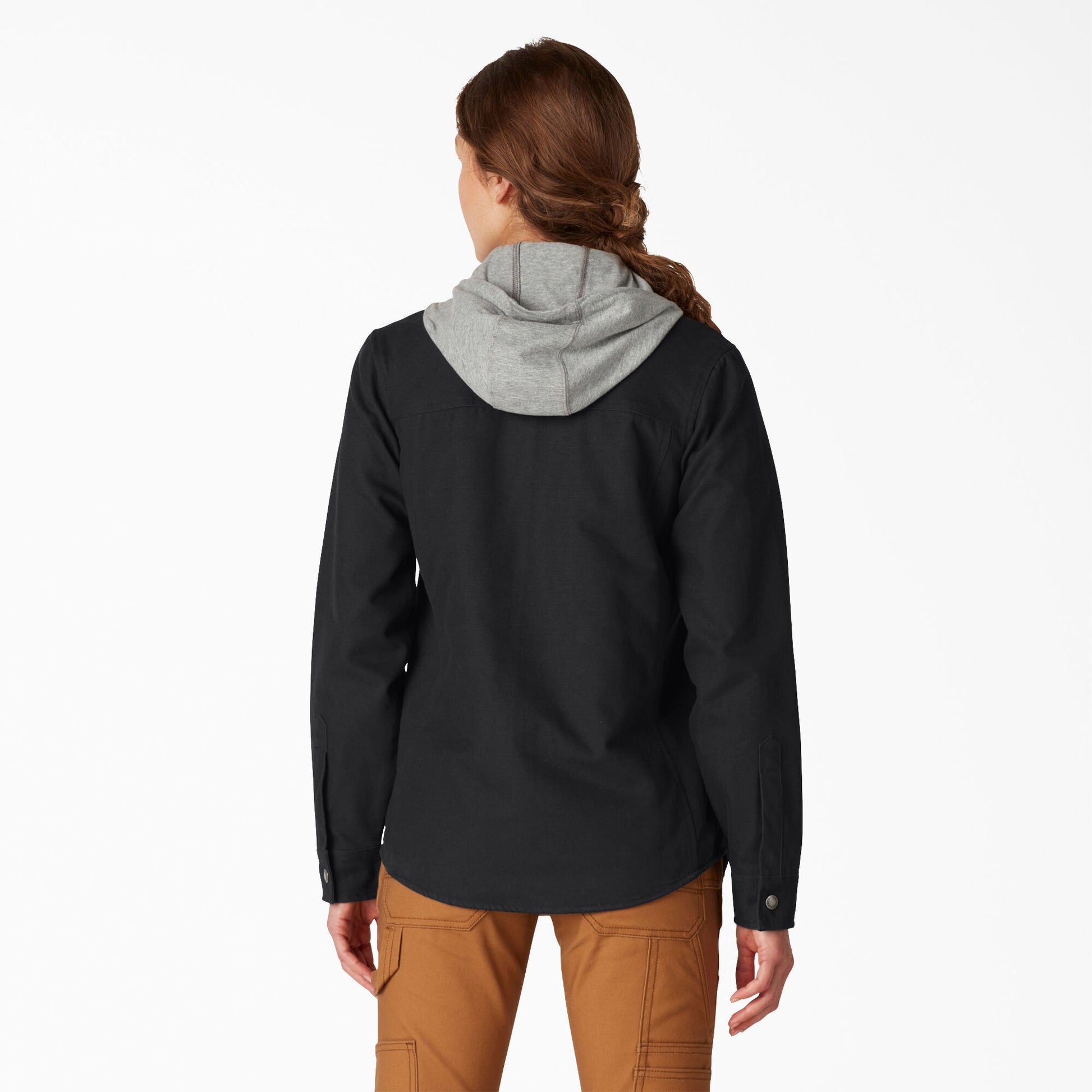 Women's Duck Hooded Shirt Jacket Dickies Women