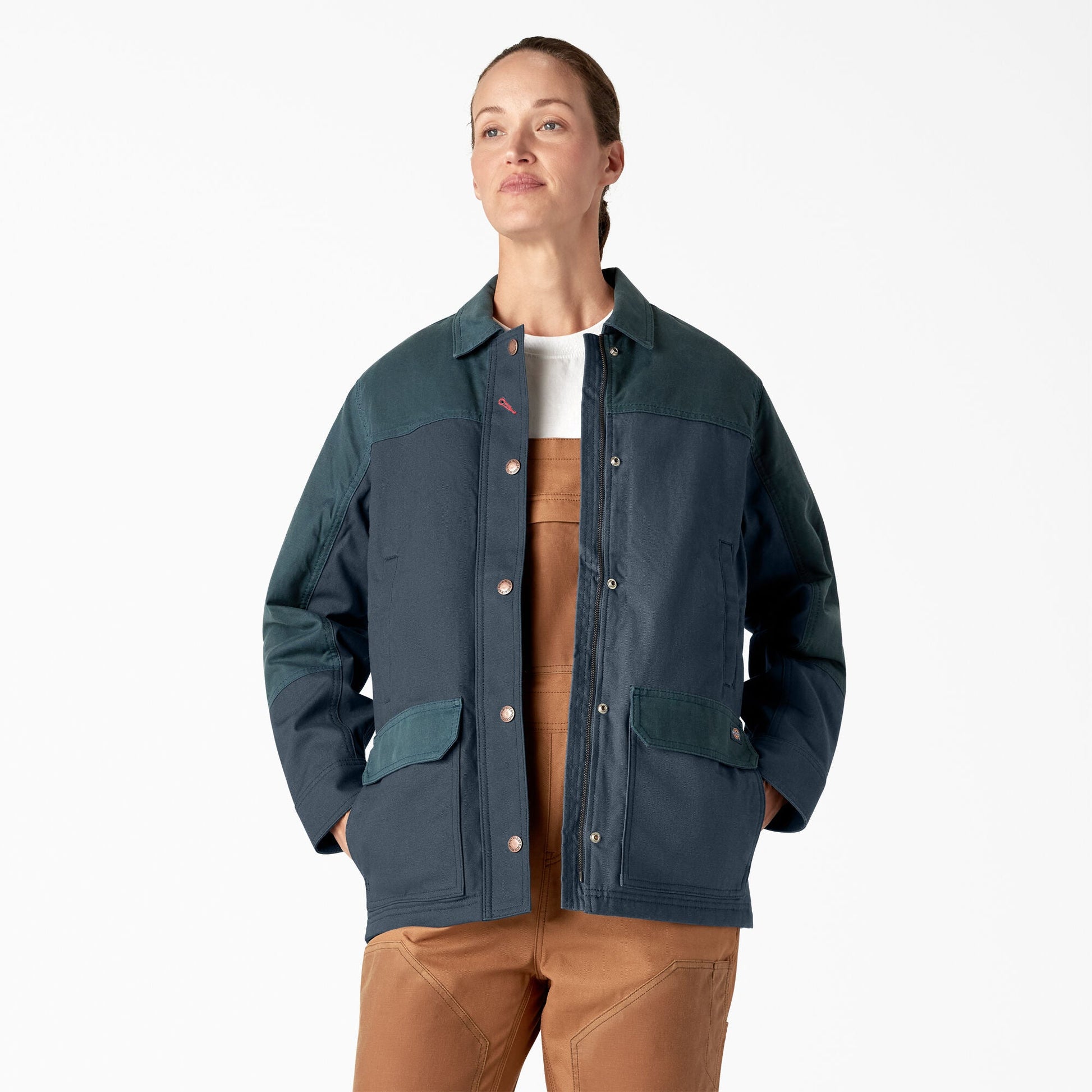 Women's Waxed Canvas Chore Coat Dickies Women