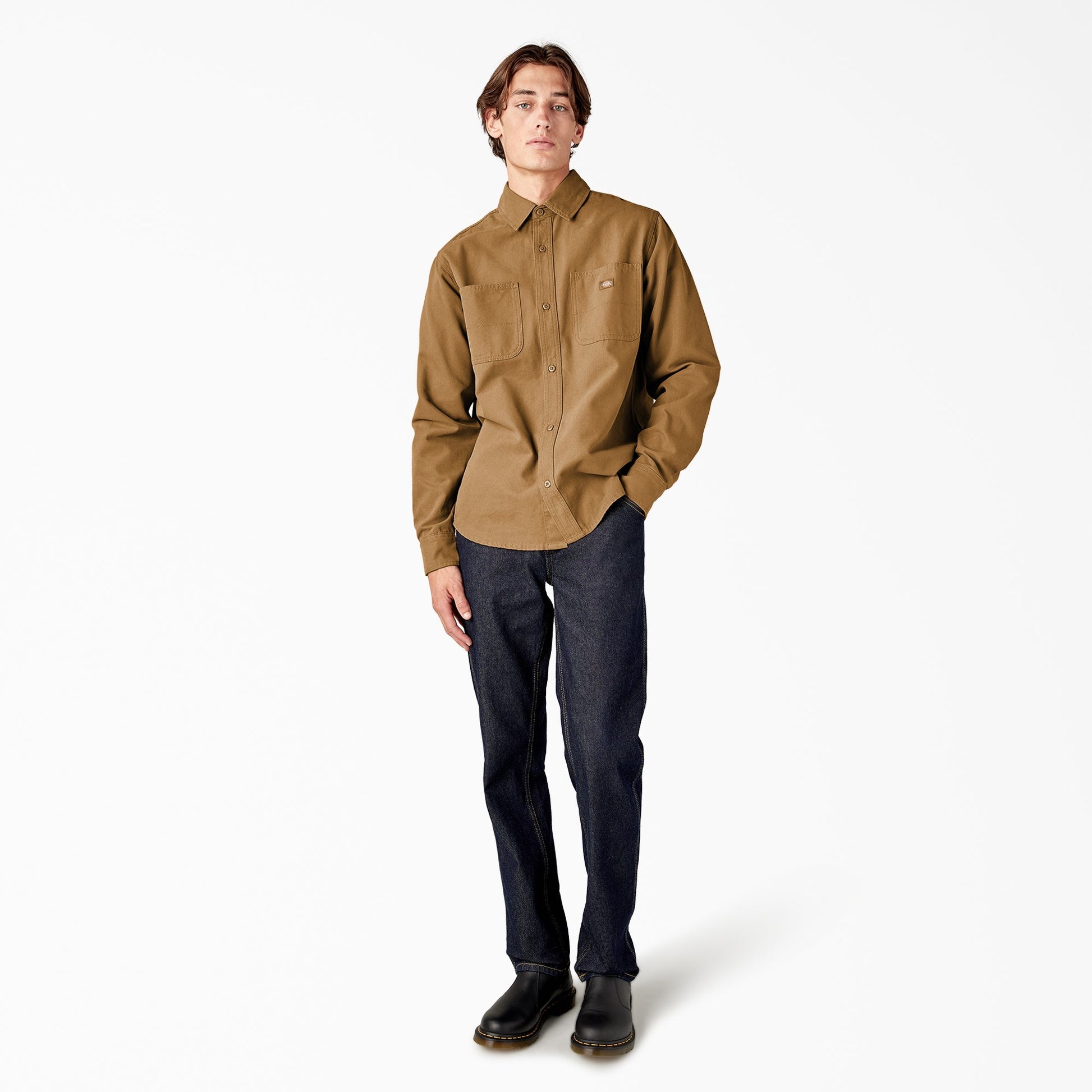 Duck Canvas Long Sleeve Utility Shirt Dickies Sale