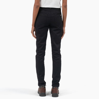 Women's High Rise Skinny Twill Pants Dickies Women