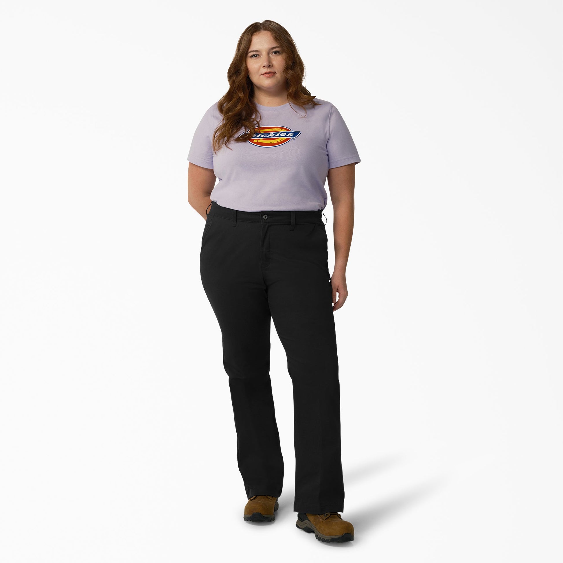 Women's Plus Slim Fit Bootcut Pants Dickies Women