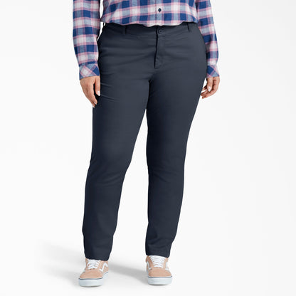 Women's Plus Low Rise Skinny Leg Pants Dickies Women