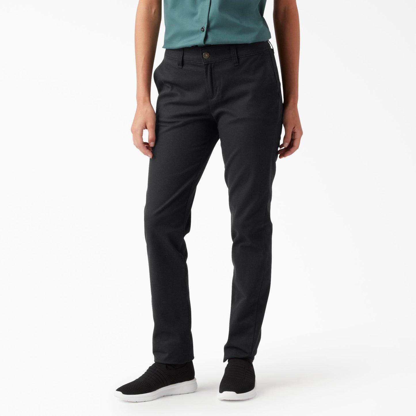 Women's Plus Mid Rise Skinny Leg Pants Dickies Women
