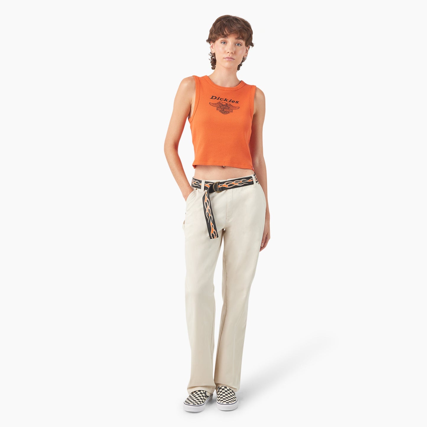Dickies x Harley-Davidson Women’s Carpenter Pants with Belt Dickies Women