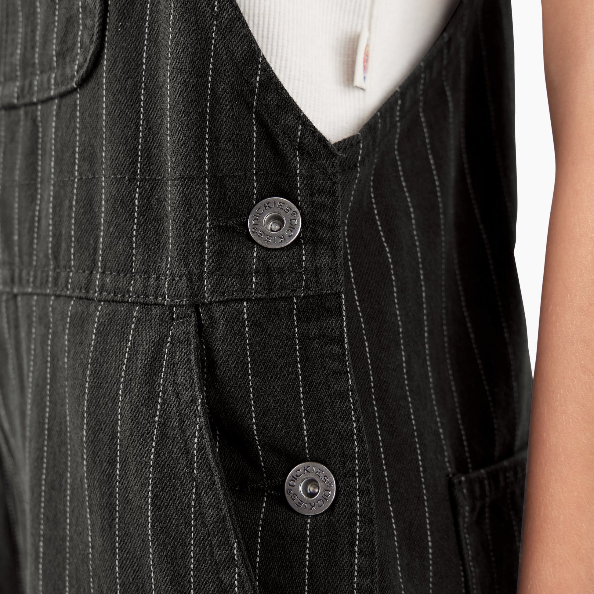 Women’s Pinstripe Service Bib Overalls Dickies Sale